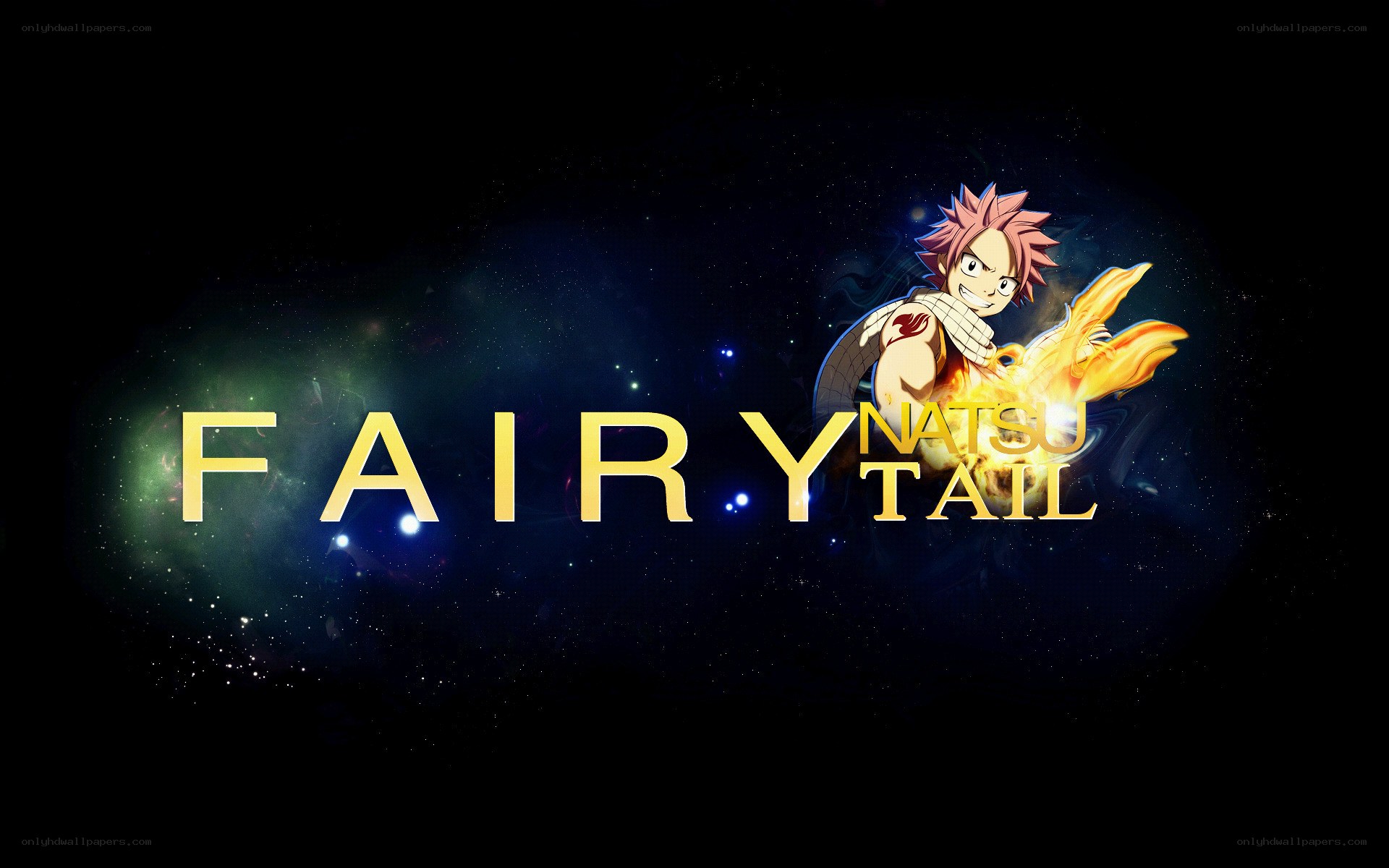 Fairy Tail logo with Natsu