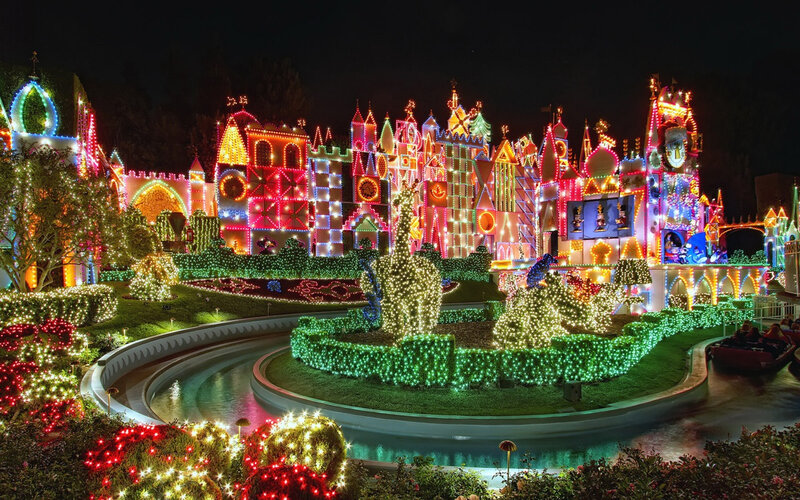 Fairy Tale Castle Lit Up