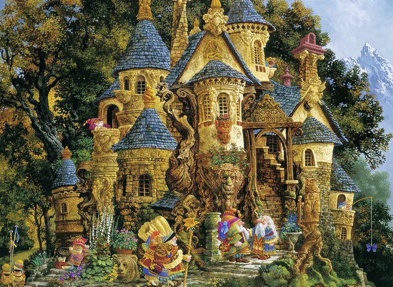 Fairy-tale Castle — Yellow