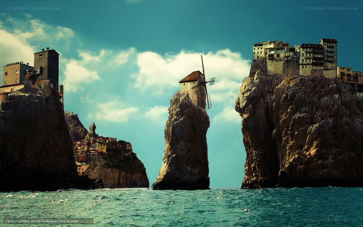 Fairy-tale coastal village