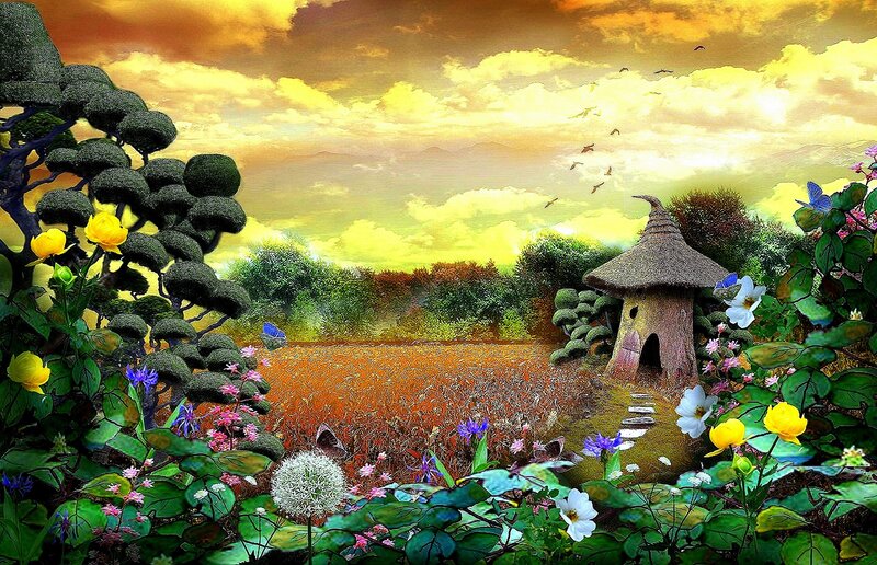 Fairy-tale Cottage — Yellow