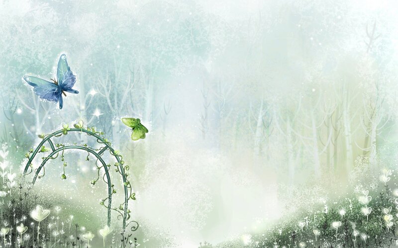fairy tale forest scene