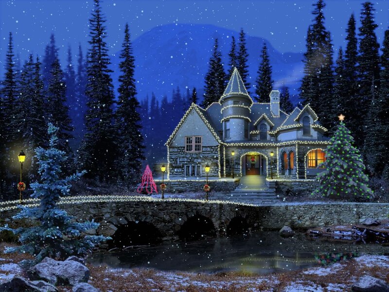 Fairy-tale House in Winter