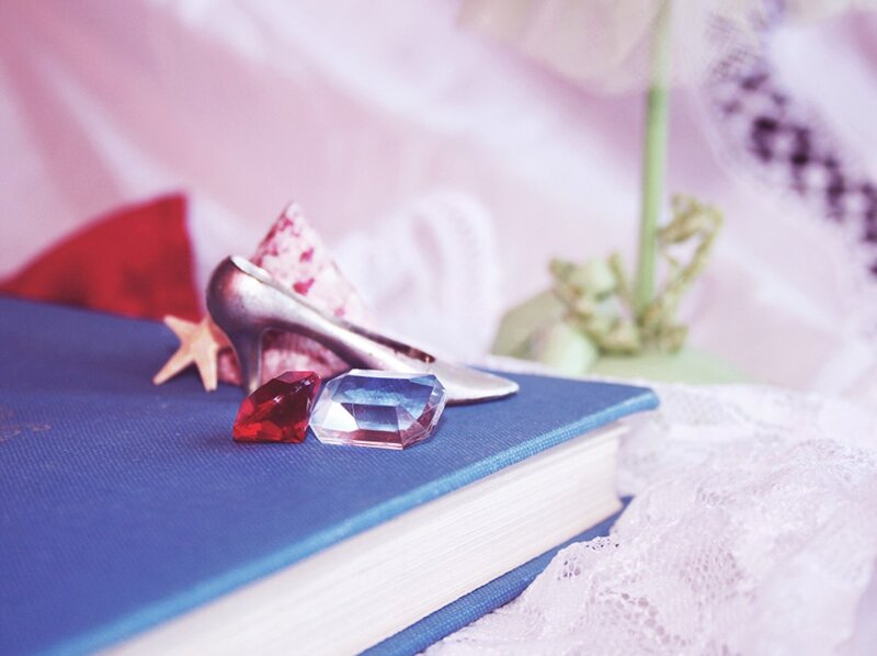Fairy Tale Items on Book