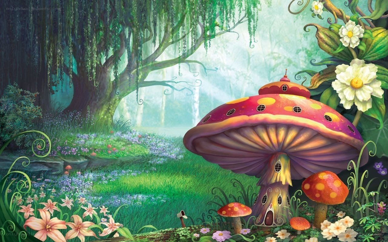 fairy tale mushroom house