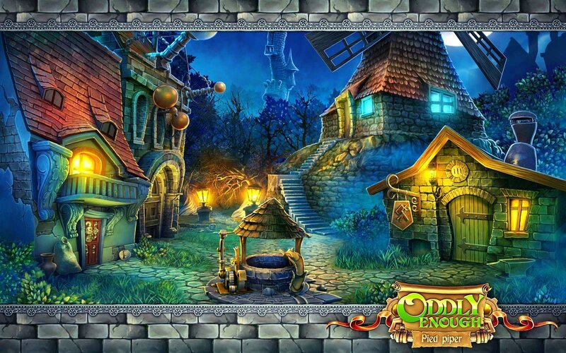 Fairy-tale Village at Night