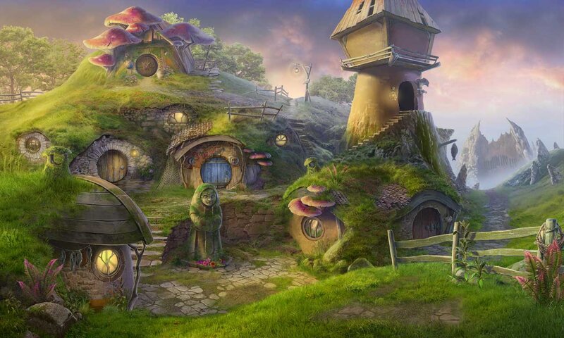 Fairy-tale Village — Green