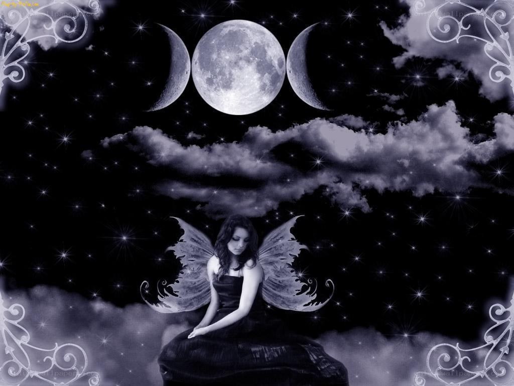 fairy under the moon