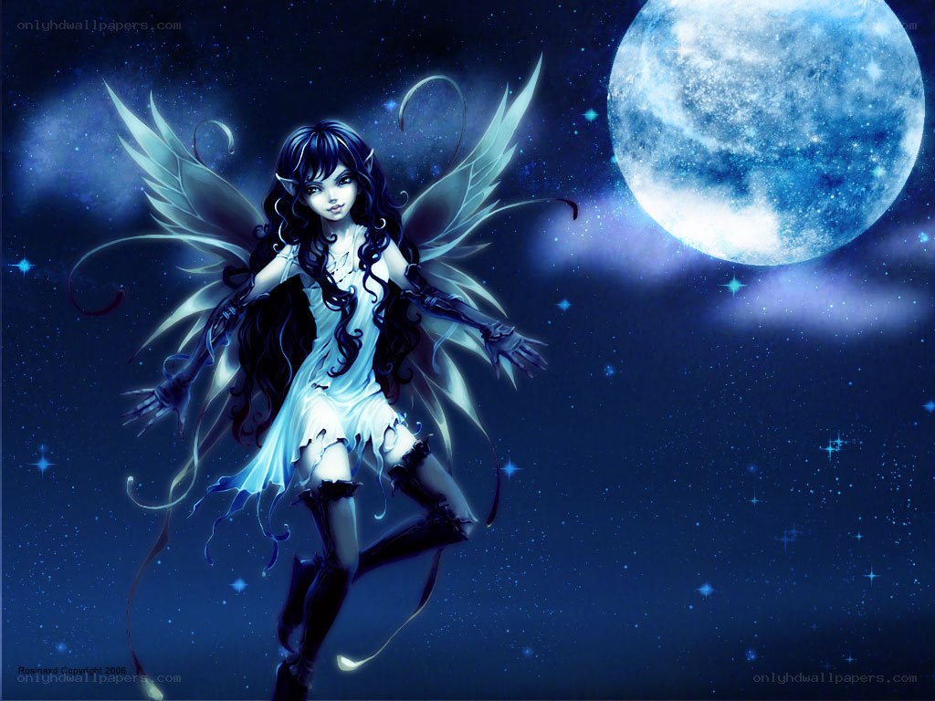 fairy under the moonlight
