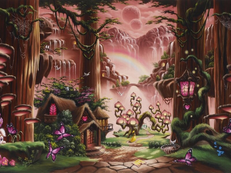 Fairy Village in Forest