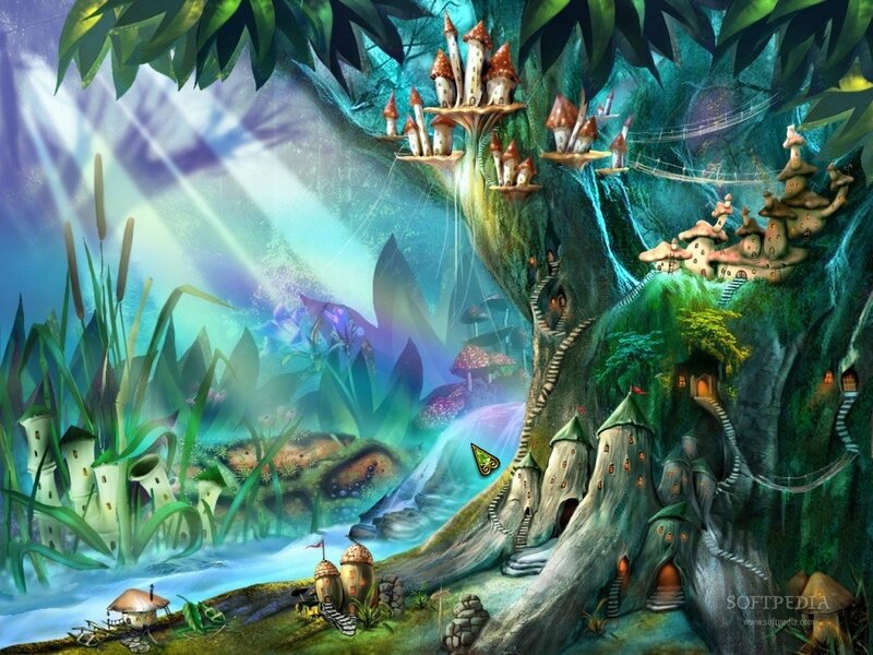 Fairy Village in Tree