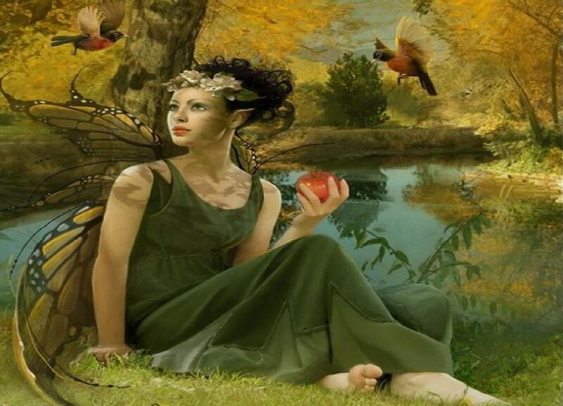 Fairy with Apple