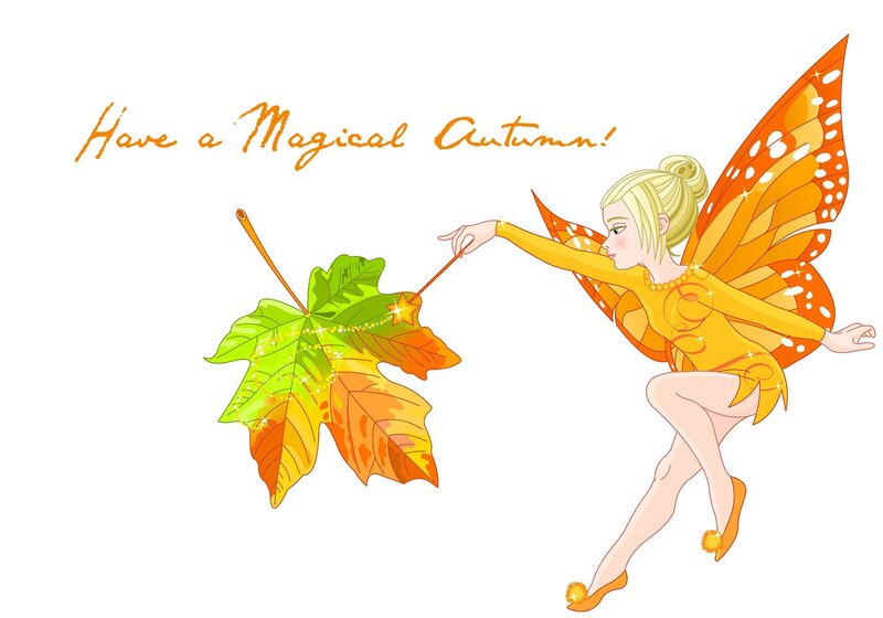 Fairy with Autumn Leaf
