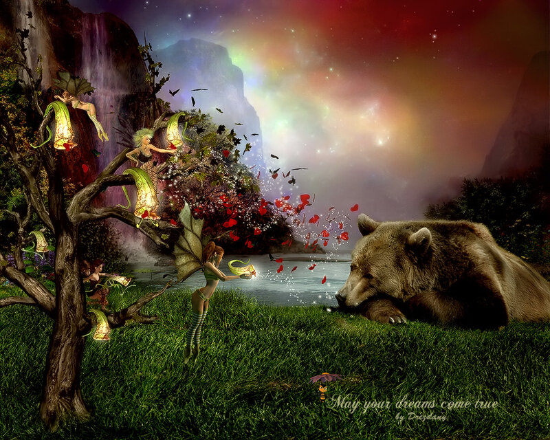 Fairy with Bear