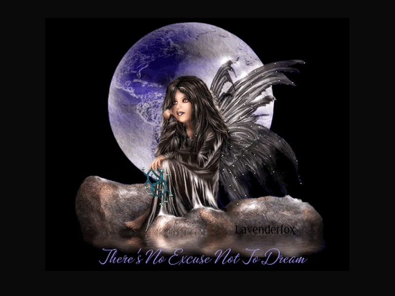 Fairy with Black Wings — Dreamy
