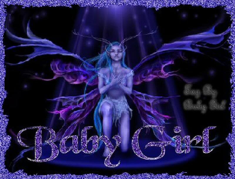 Fairy with Blue Hair