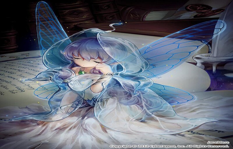 Fairy with Blue Wings — Serene, Digital Art, Book