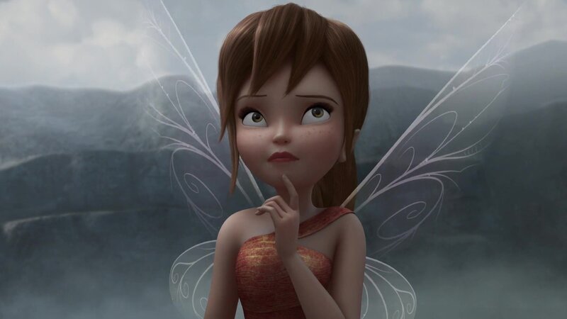Fairy with Brown Hair — Contemplative