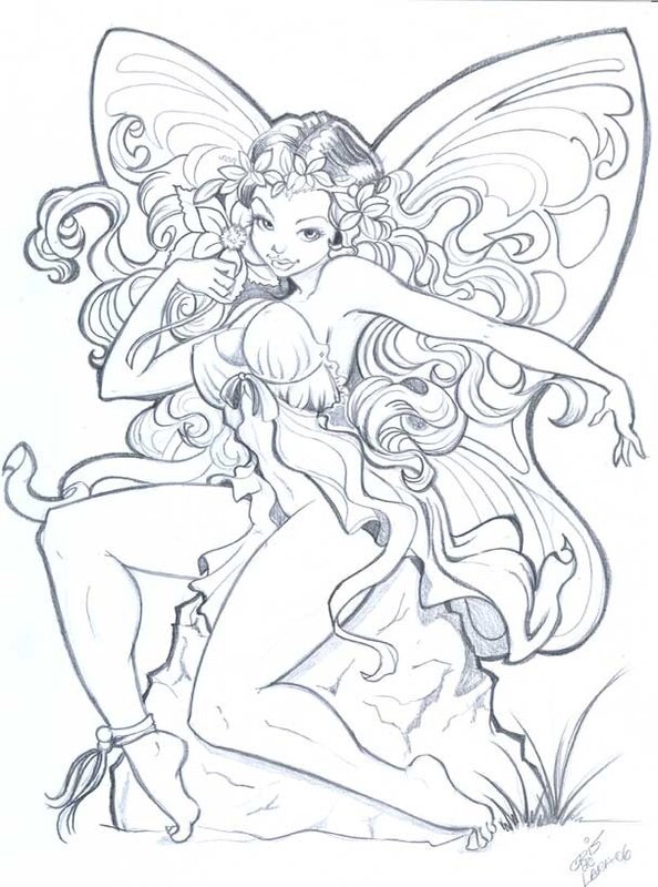 fairy with butterfly wings