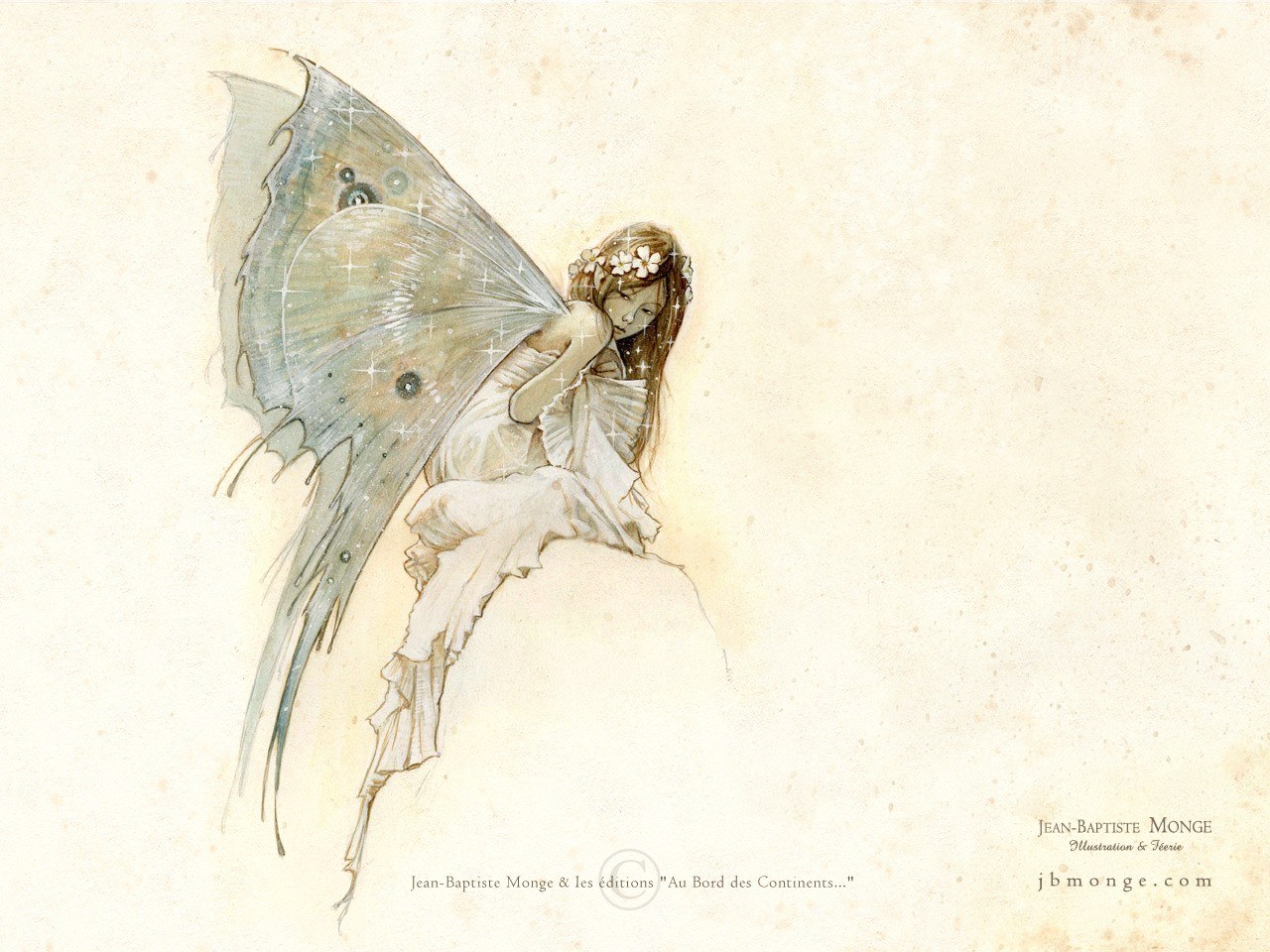 fairy with butterfly wings