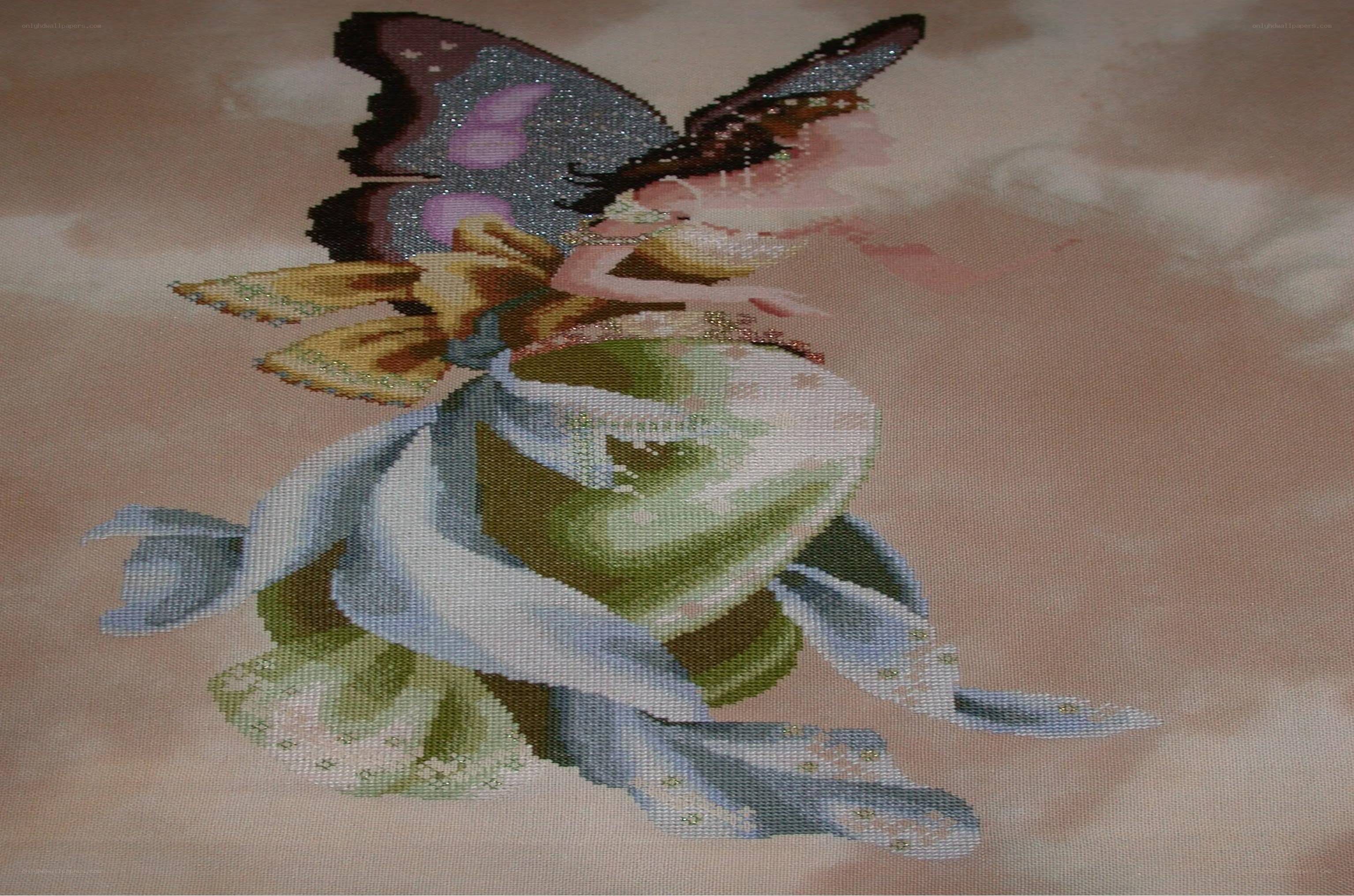 Fairy with butterfly wings