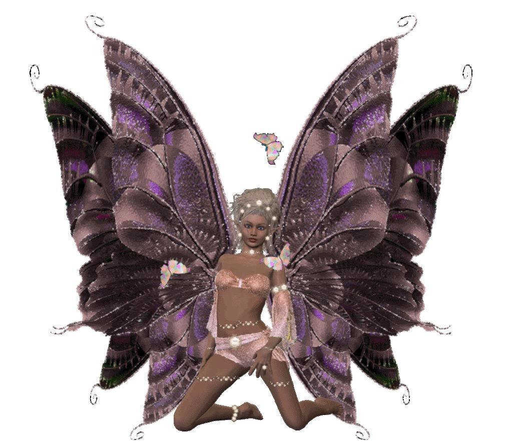 fairy with butterfly wings