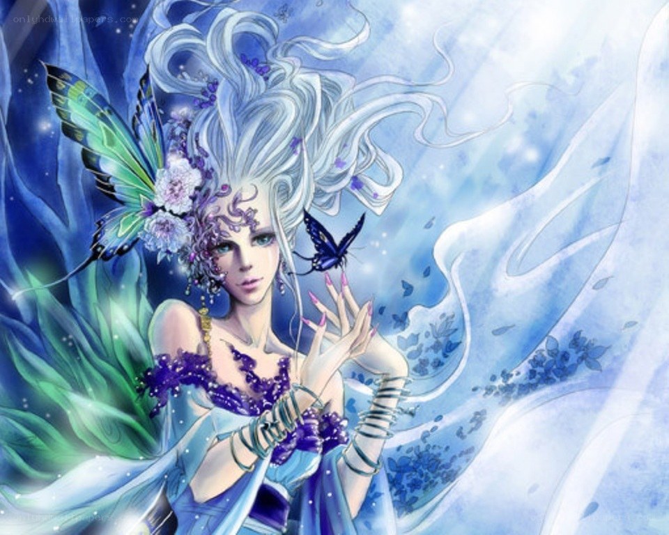 fairy with butterfly wings