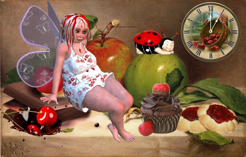 Fairy with Cherries