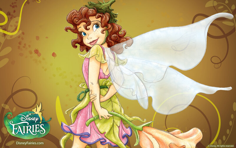 Fairy with Curly Hair