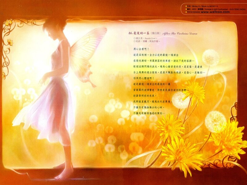 Fairy with dandelions
