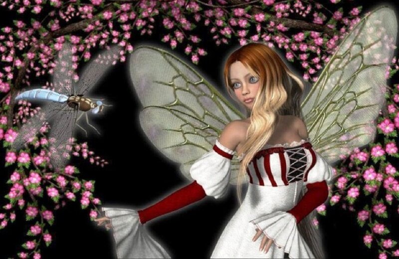 Fairy with Dragonfly