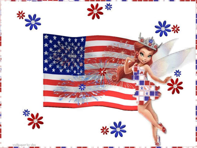 Fairy with Flag
