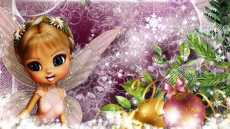 Fairy with Flowers