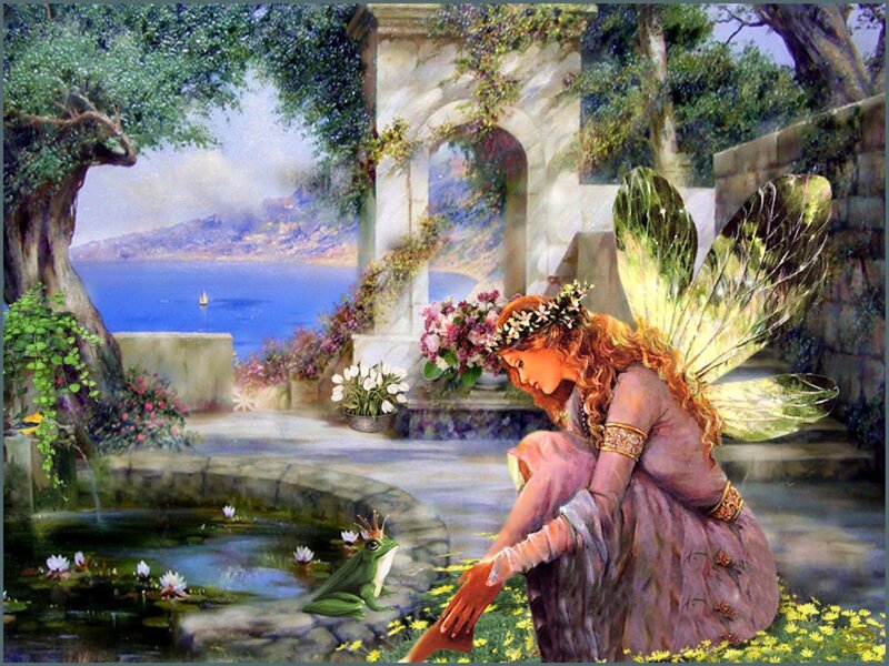 Fairy with Frog