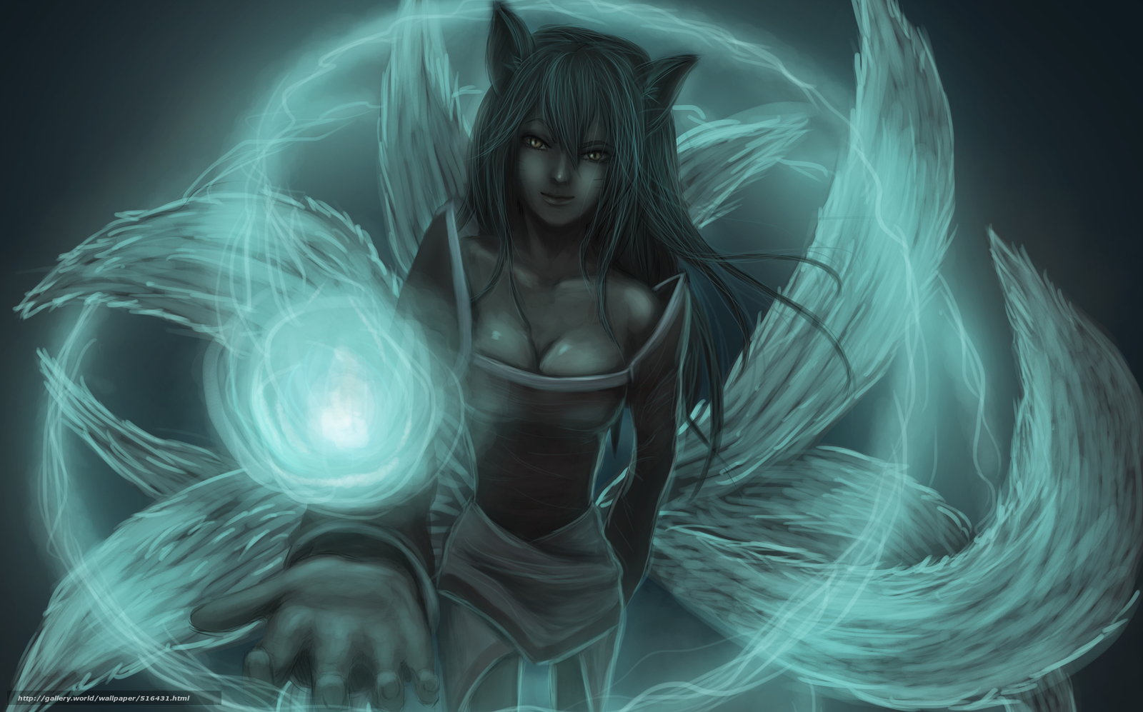 fairy with glowing orb