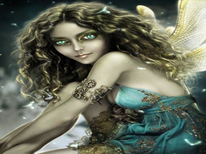 Fairy with Green Eyes