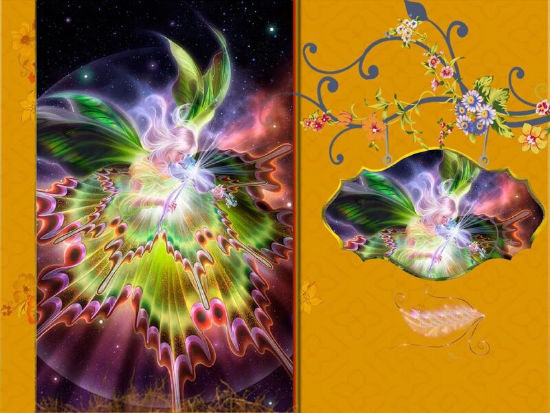 Fairy with Green Wings — Fantastical