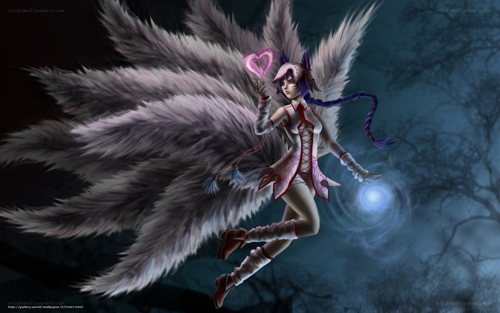 fairy with heart and wings