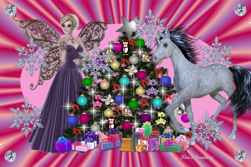Fairy with Horse and Tree