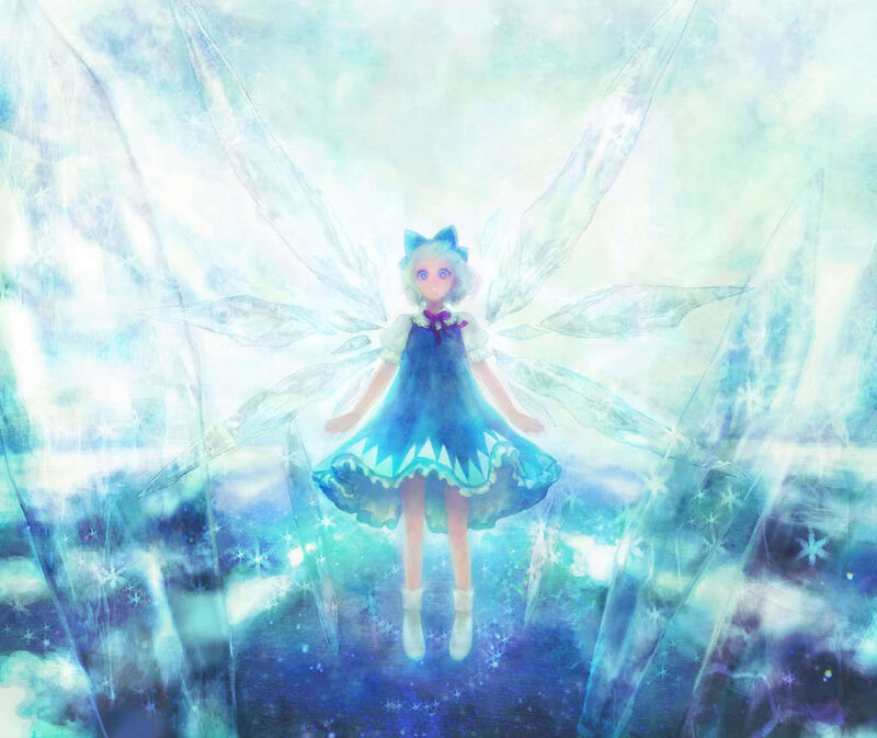 fairy with ice wings
