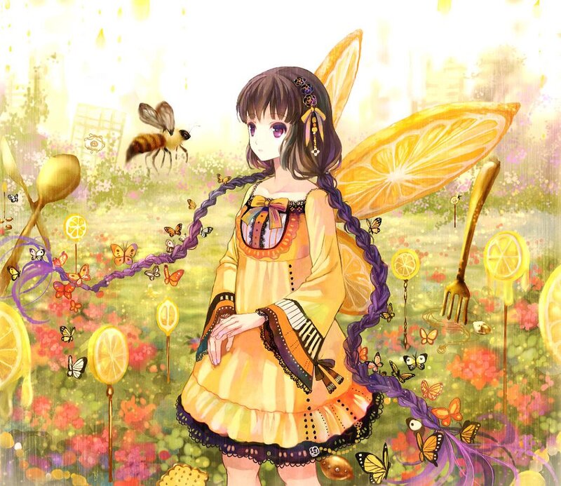 Fairy with Lemon Wings