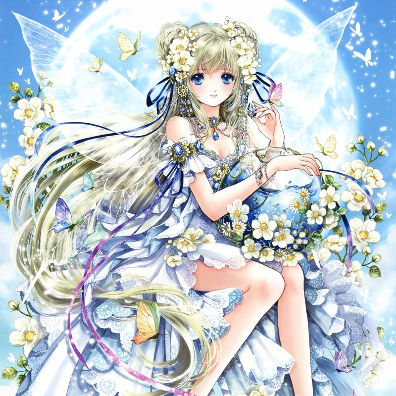 Fairy with Long Blonde Hair