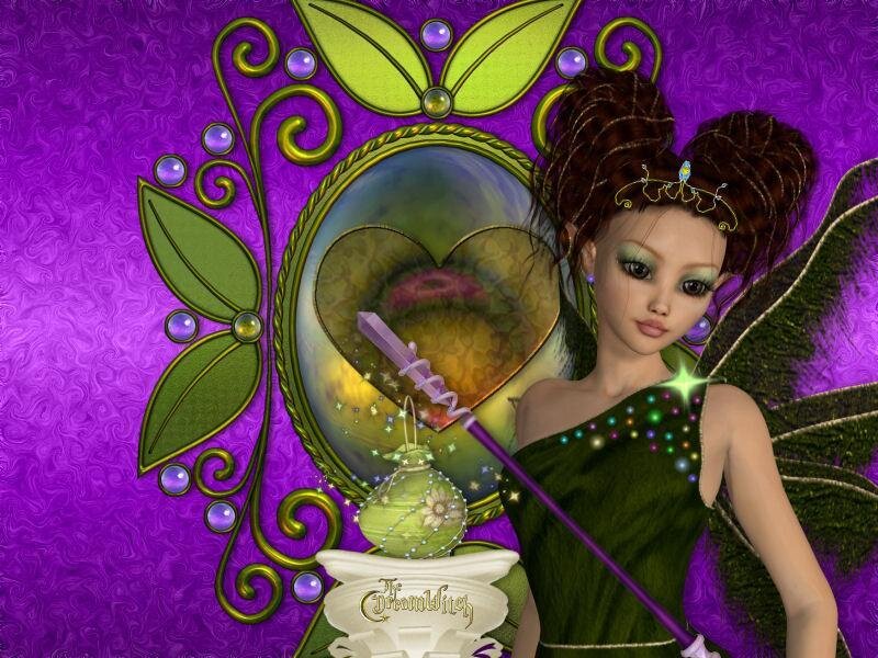 fairy with magic wand
