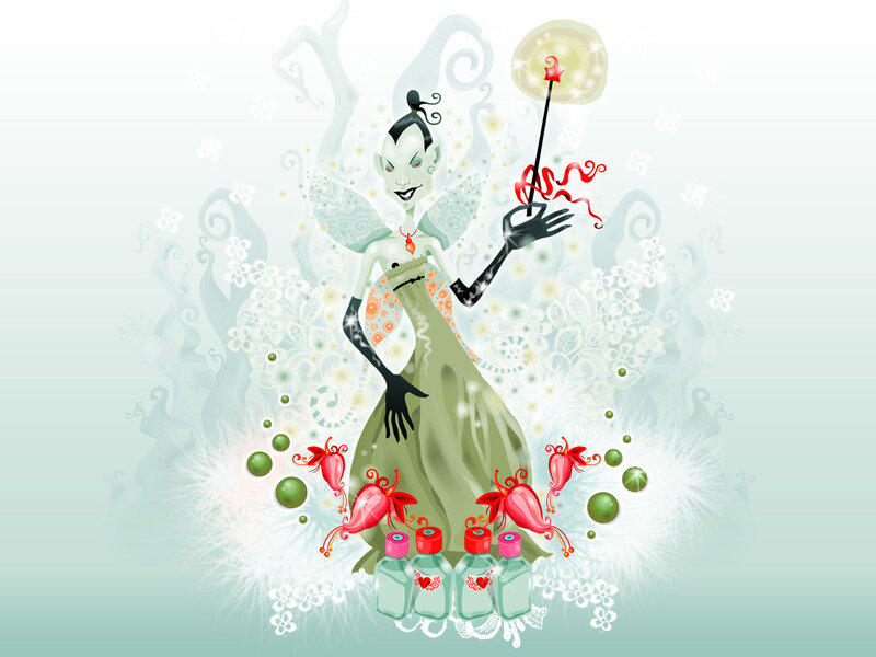 fairy with magic wand