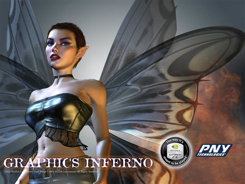 Fairy with mechanical wings