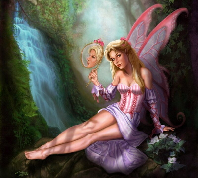 Fairy with Mirror