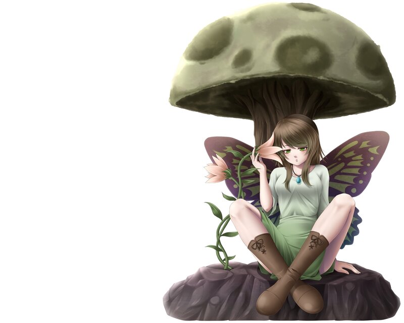 Fairy with Mushroom
