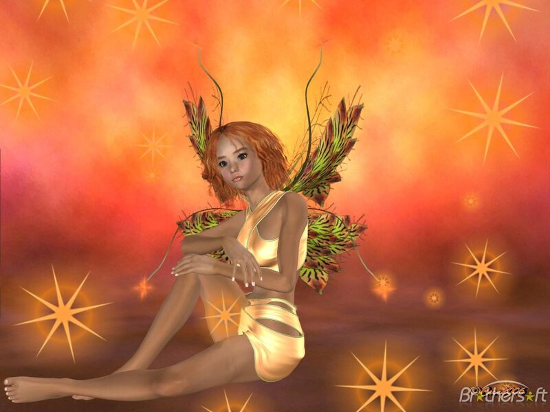 Fairy with Orange Hair — Fantasy