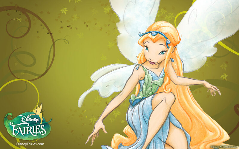 Fairy with Orange Hair — Green