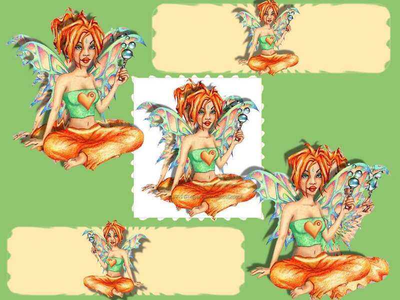 Fairy with Orange Hair